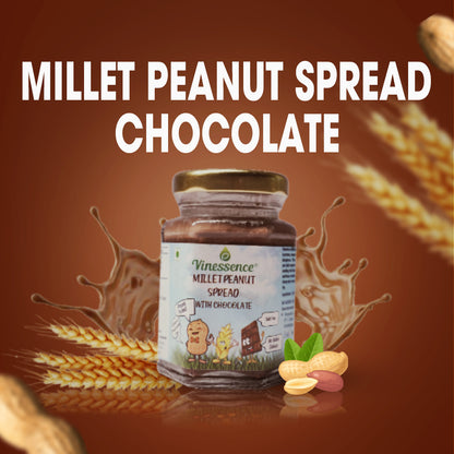 Millet Peanut Spread with Chocolate