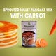Sprouted Millet Pancake Mix with Carrot